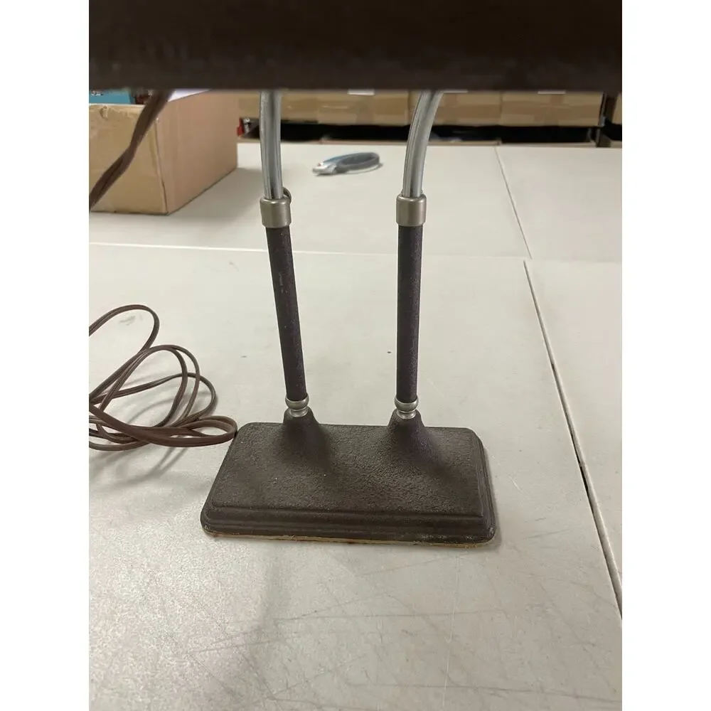 Vintage Art Deco Bullet Style Industrial Adjustable Goose Neck Desk Lamp